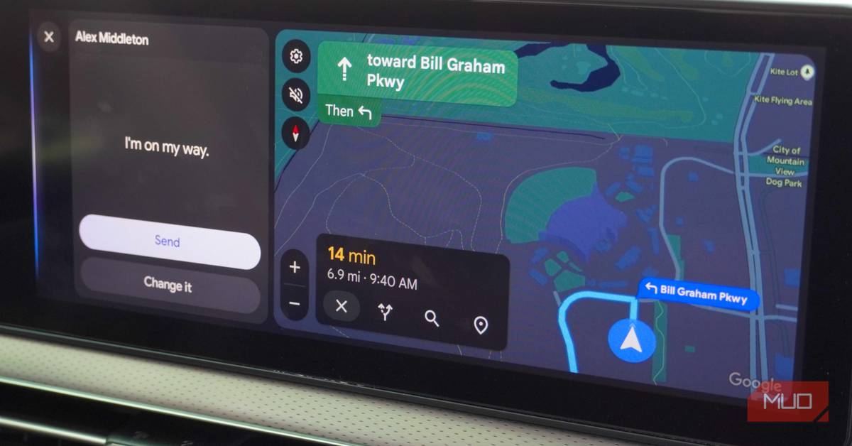makeuseof.com - Brady Snyder - These Gemini commands made Android Auto much better in my car
