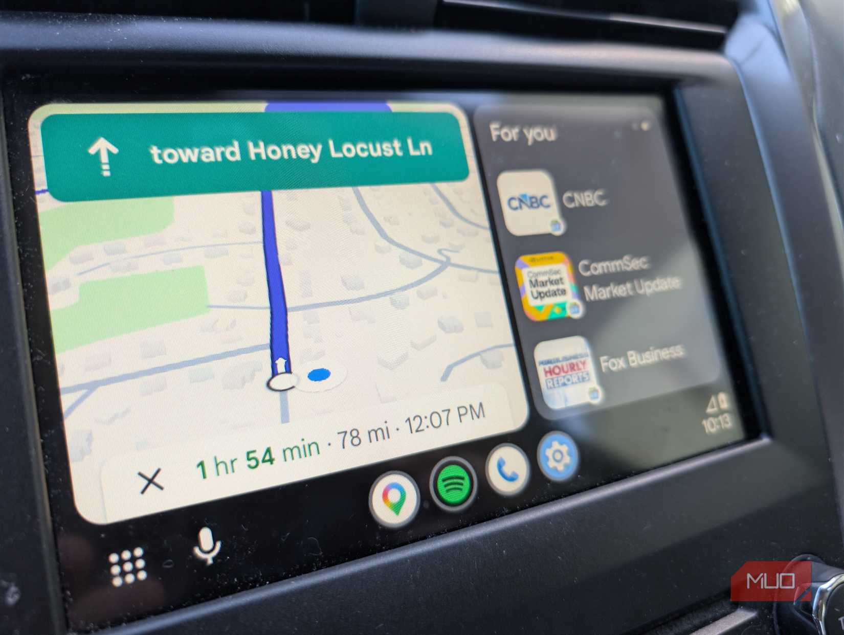 Android Auto split view