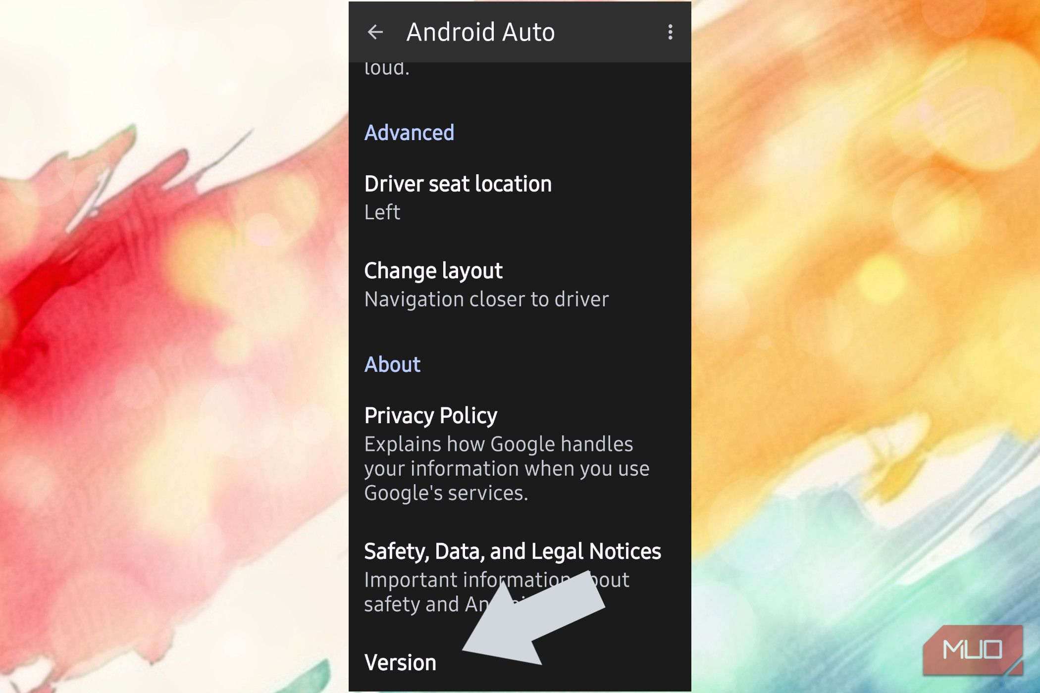 Android Auto waiting for the button press