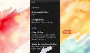Android Auto waiting for the button press