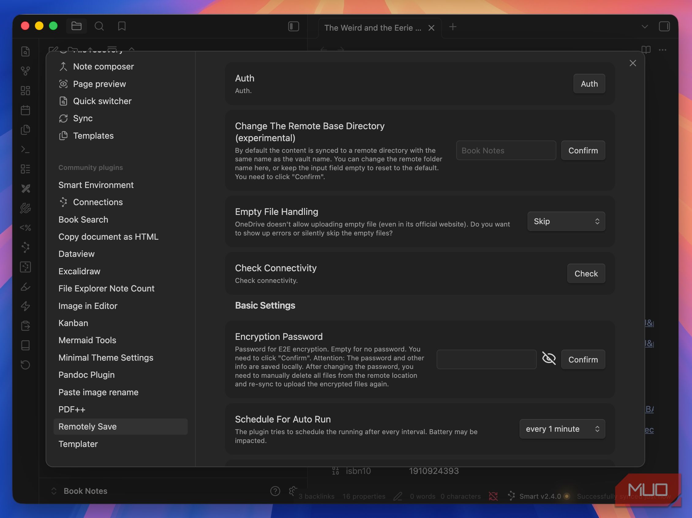 I set up free Obsidian sync across all my devices and it took less than ...