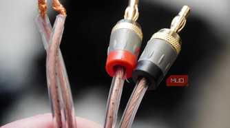 Copper speaker wire compared to banana plugs.
