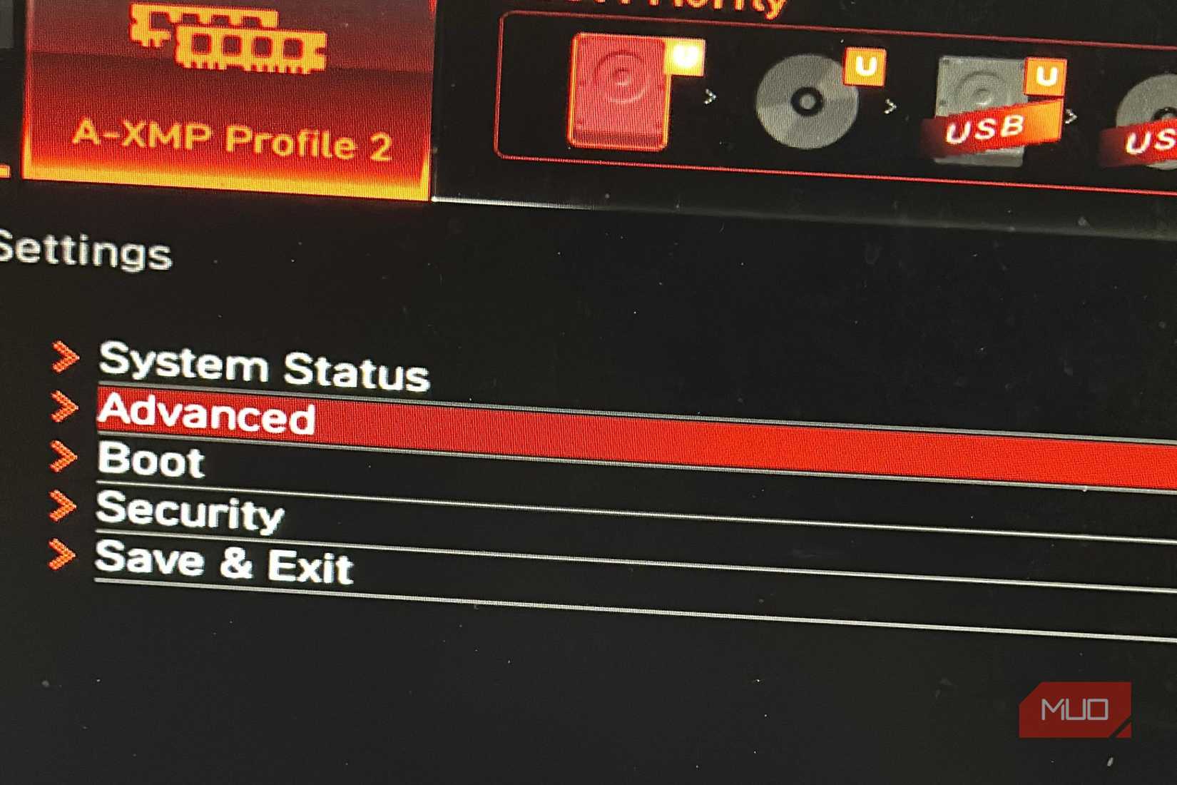 BIOS PCIe setting