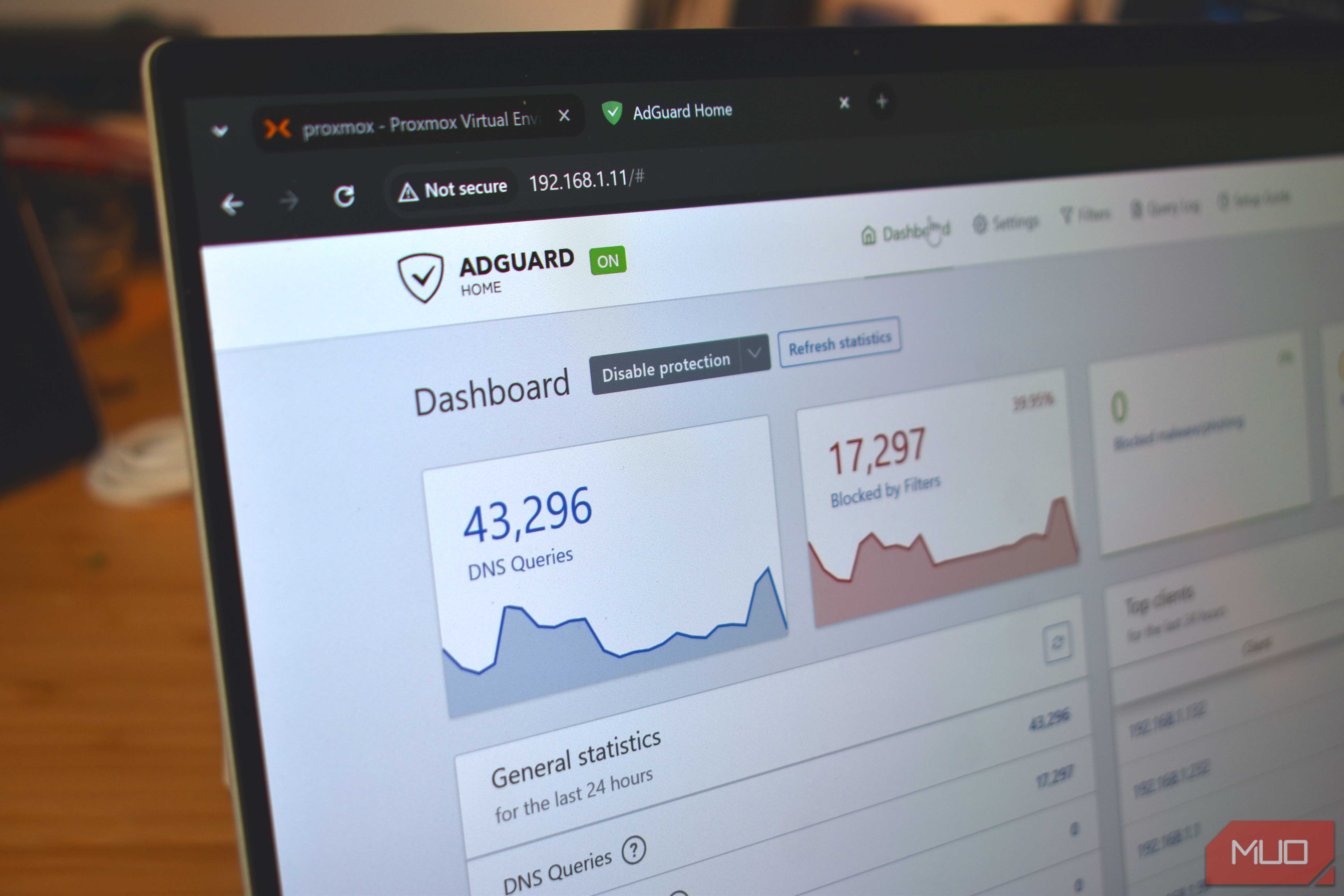 blocking dns requests with adguard.