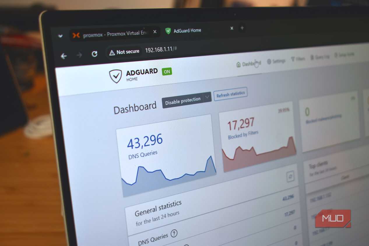 blocking dns requests with adguard.