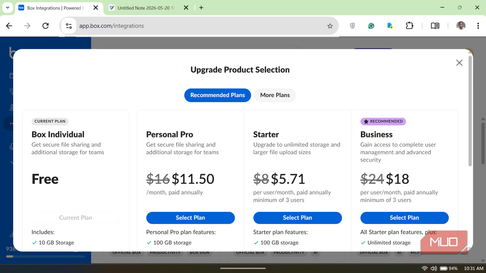 Box One Plan I stopped paying for OneDrive by switching to this free alternative ...