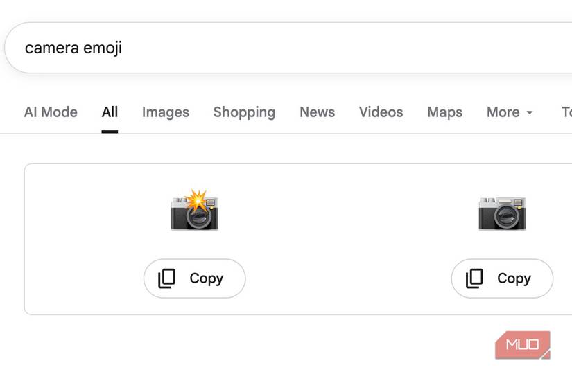 emoji search on google