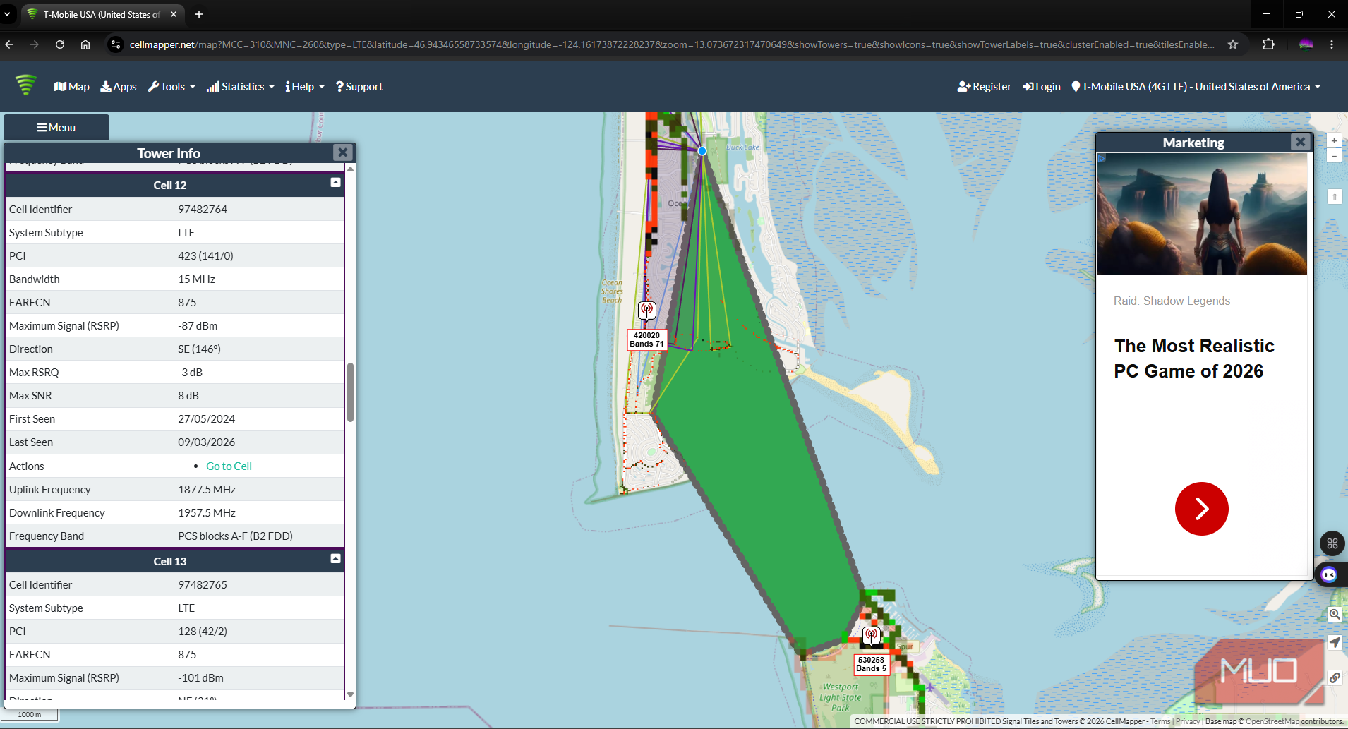 How to use CellMapper and real-time signal apps to locate the best cell ...