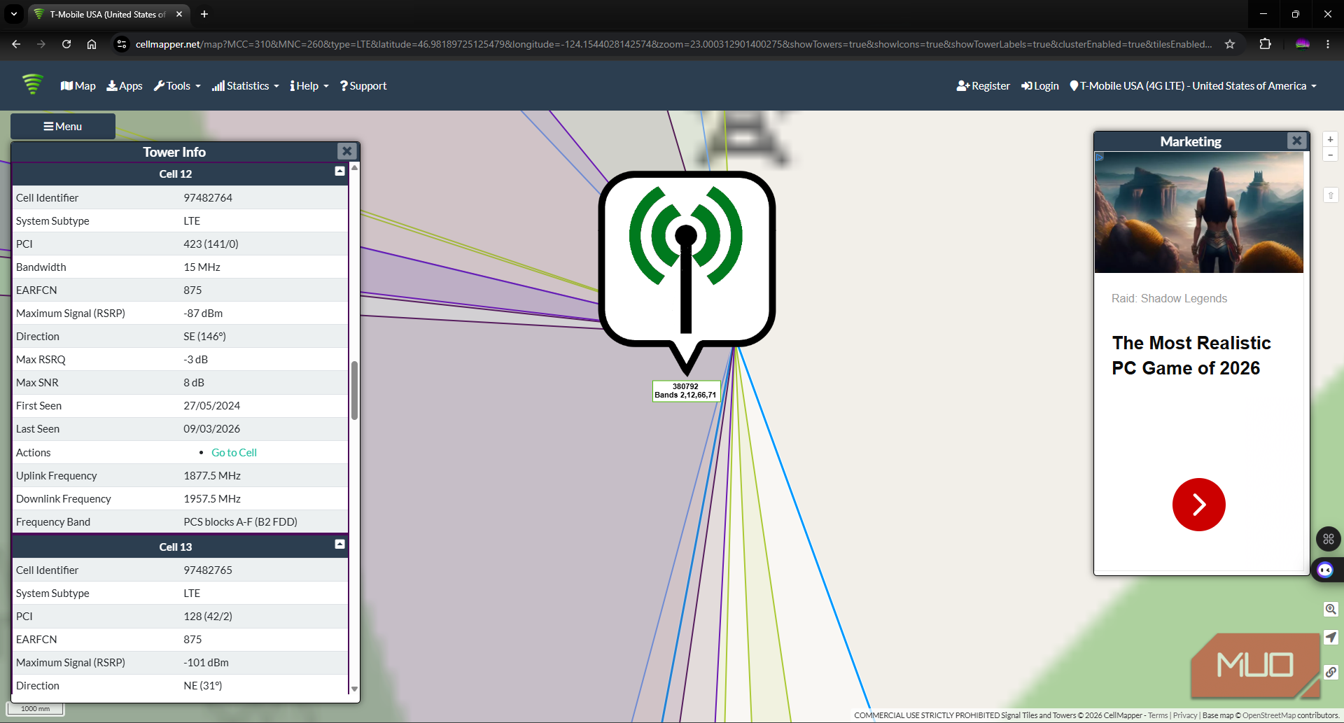 How to use CellMapper and real-time signal apps to locate the best cell ...