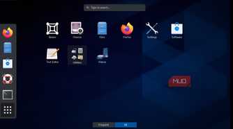 CentOS desktop.