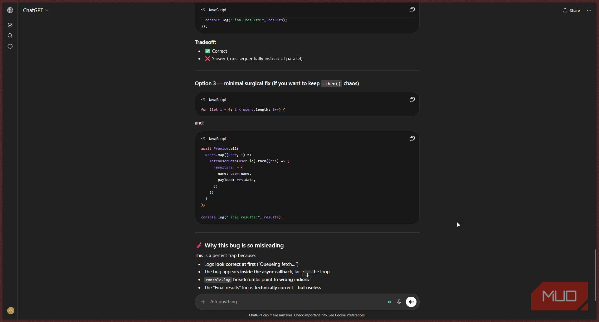 I gave Claude, ChatGPT, and Gemini the same broken JavaScript to debug ...