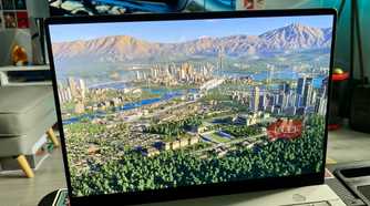 Cities Skylines 2 on an ROG Zephyrus G14 gaming laptop