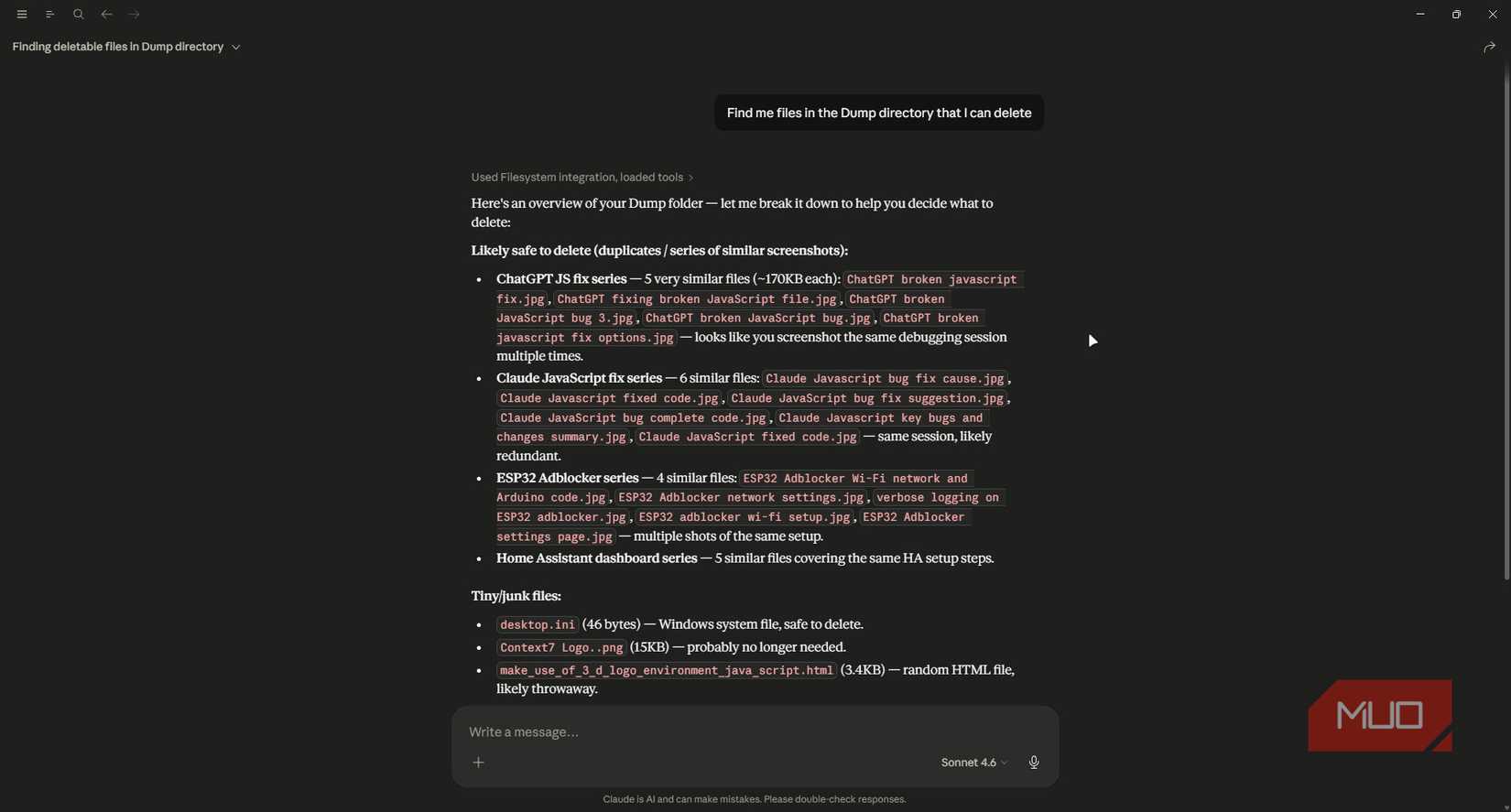 Claude file summary for deletion.