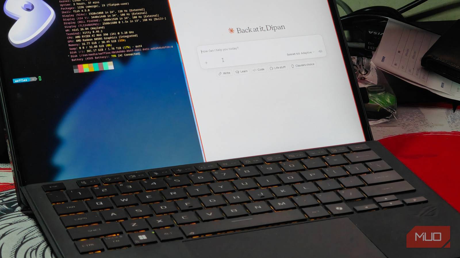 I asked Claude to customize my Linux desktop, and it cooked harder than expected - MakeUseOf