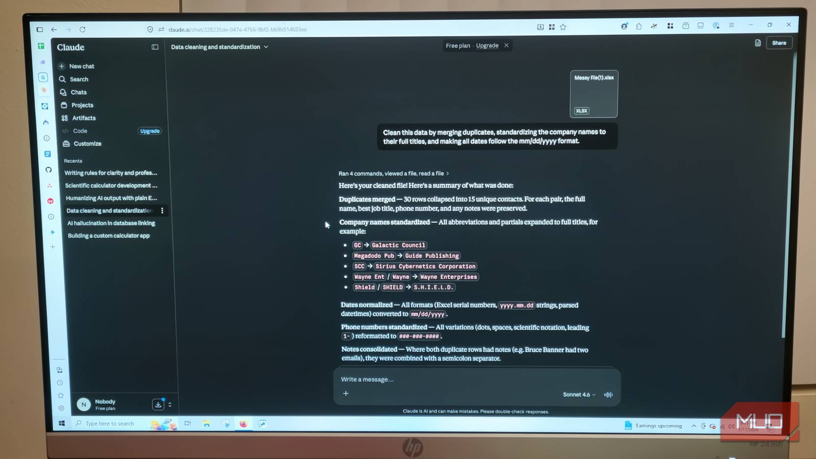 AI Breakthrough: Claude Repairs Corrupted Spreadsheet Data in Real-Time Test
