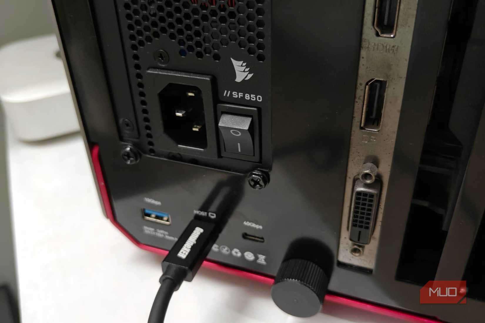 Conecta la eGPU