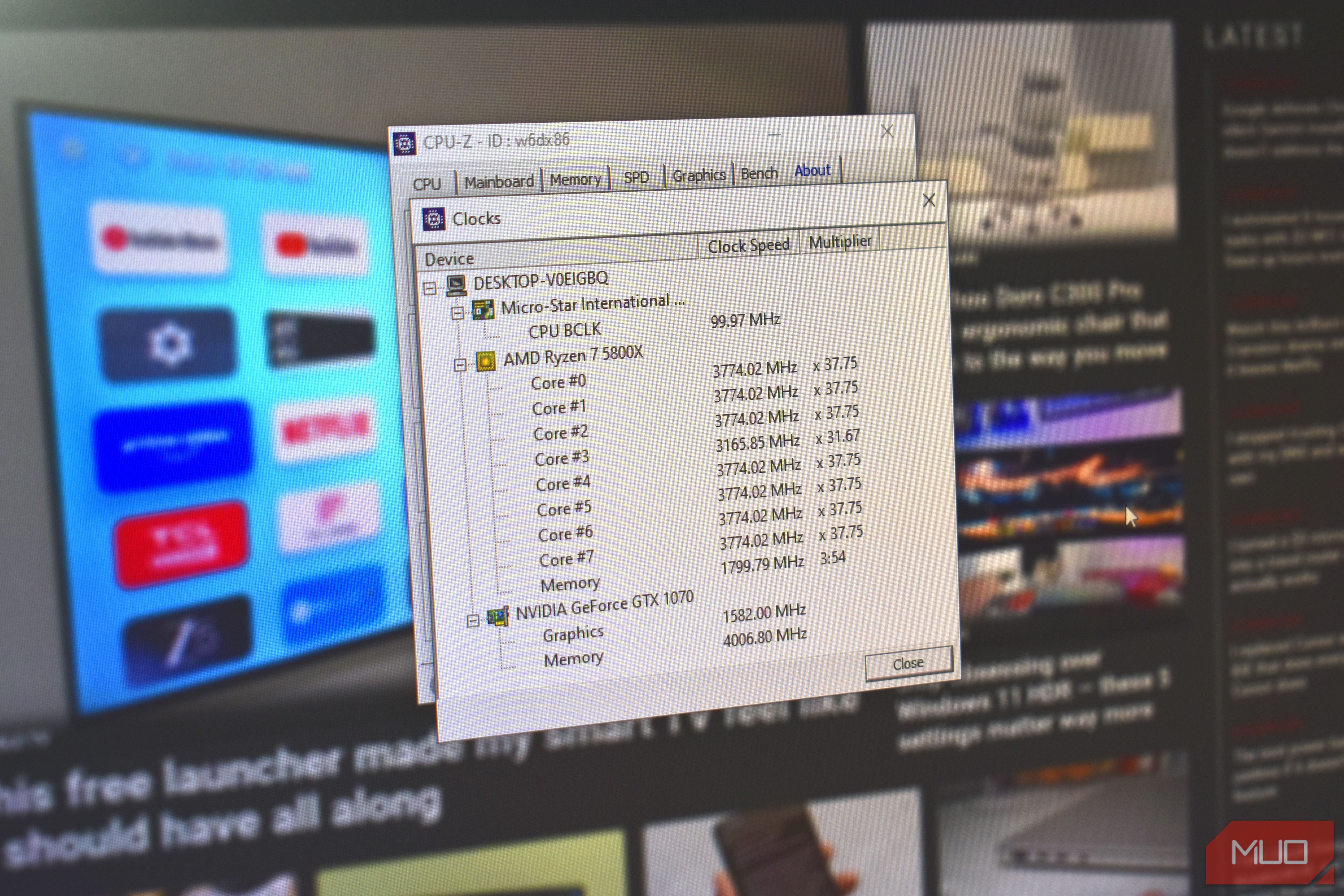 CPU-Z shows more than PC specs if you know where to look
