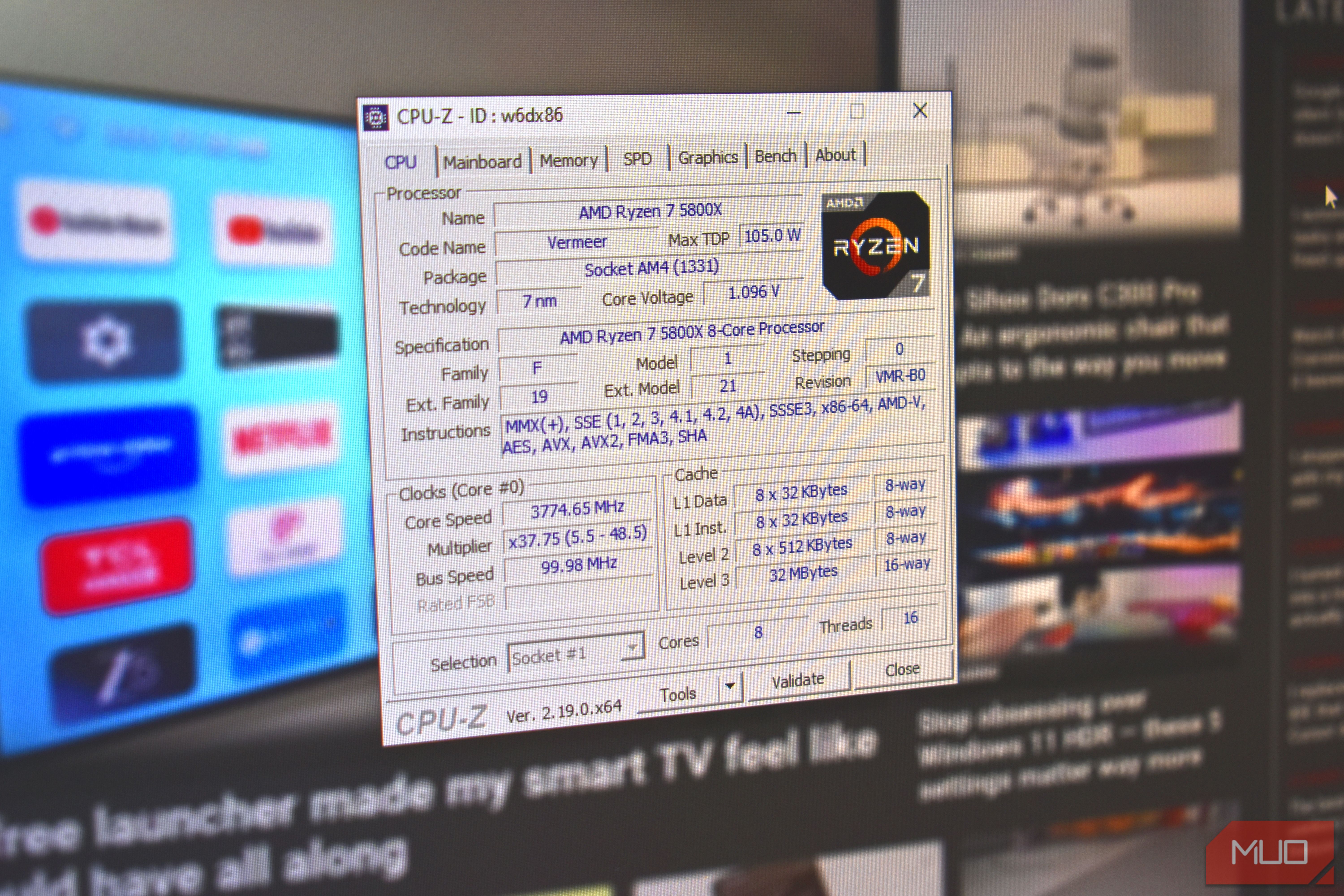 CPU-Z shows more than PC specs if you know where to look