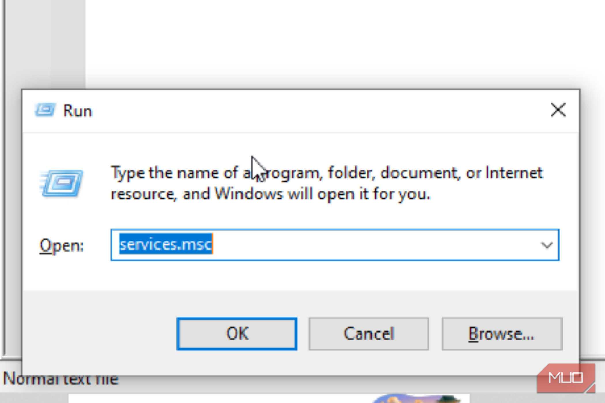 CTRL + R being used