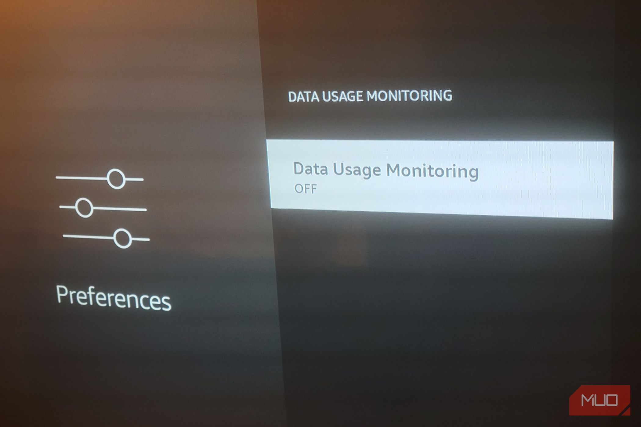 Data usage monitoring on Amazon Fire Stick