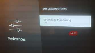 Data usage monitoring on Amazon Fire Stick