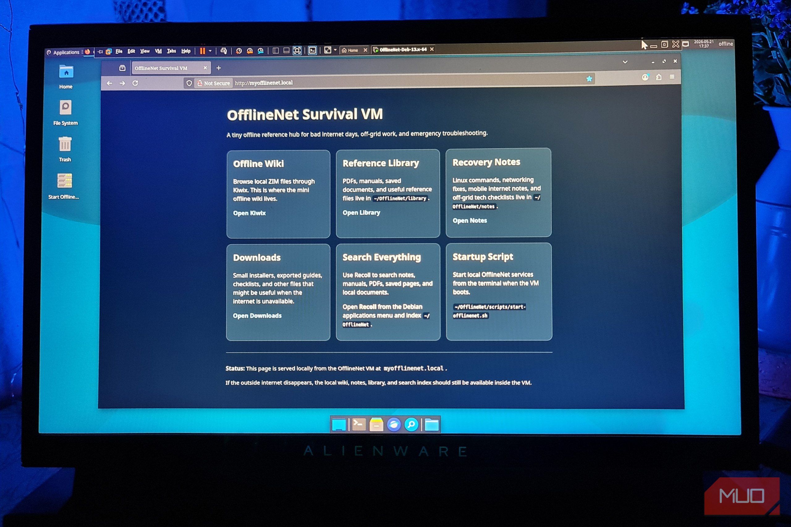 I built this tiny offline internet and now I can get answers during an outage