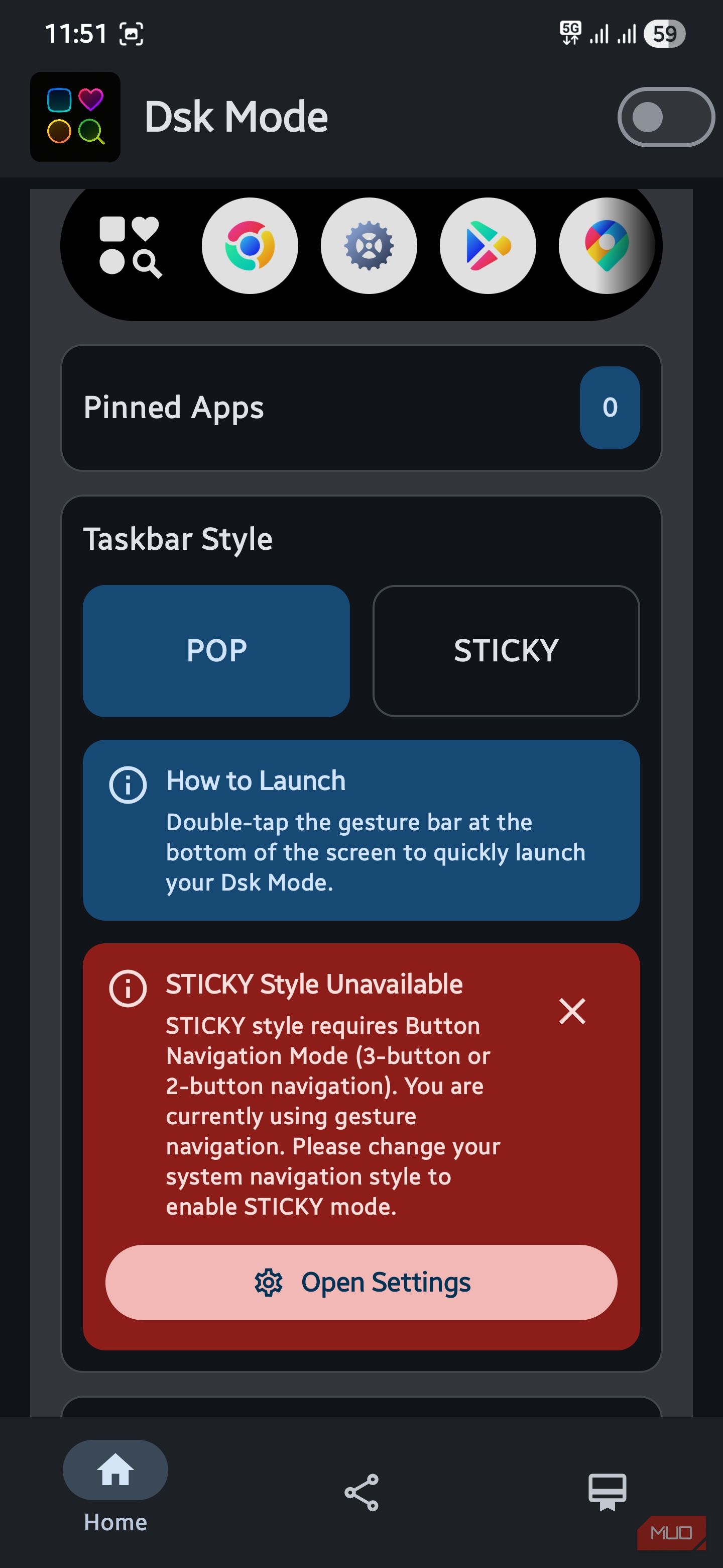 I added a Windows-style taskbar to Android, and it just makes sense