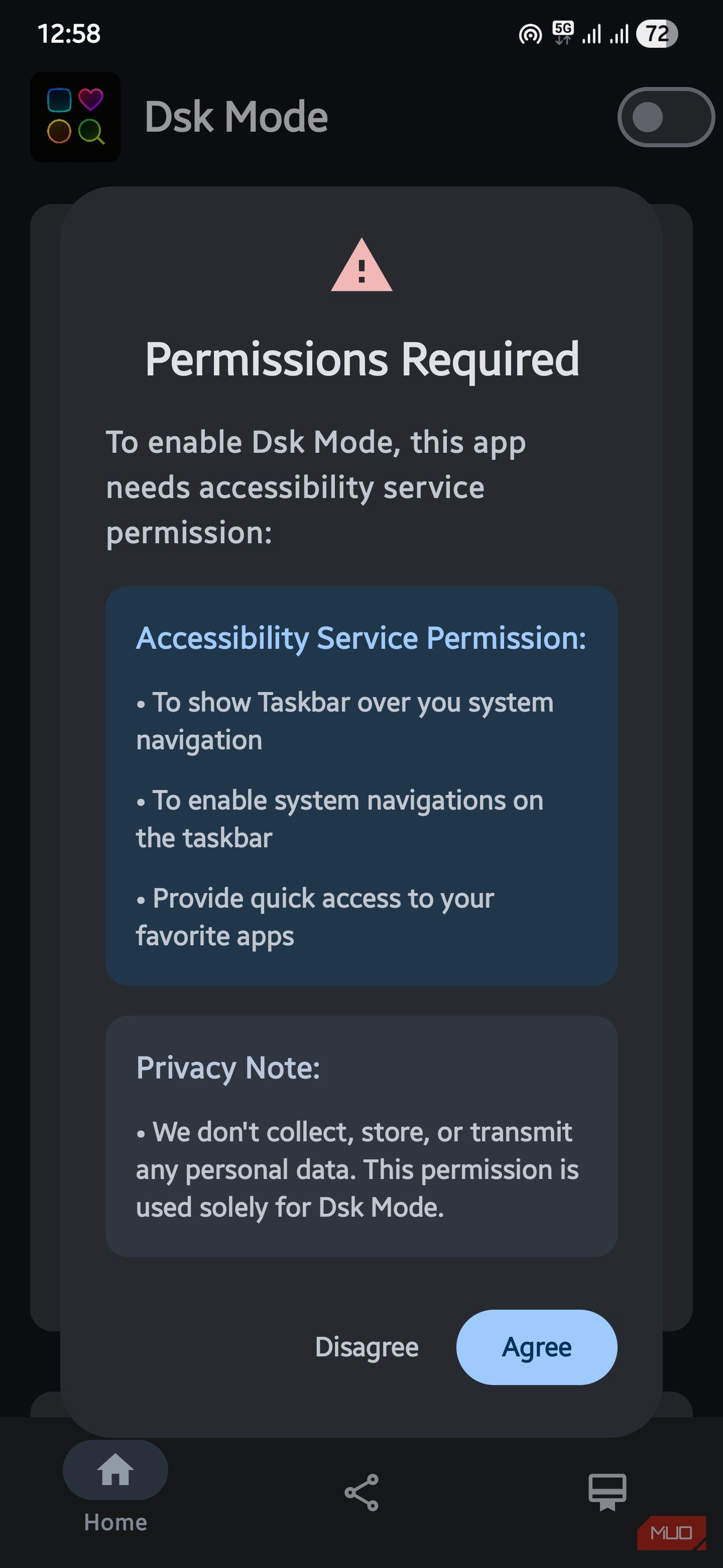 I added a Windows-style taskbar to Android, and it just makes sense