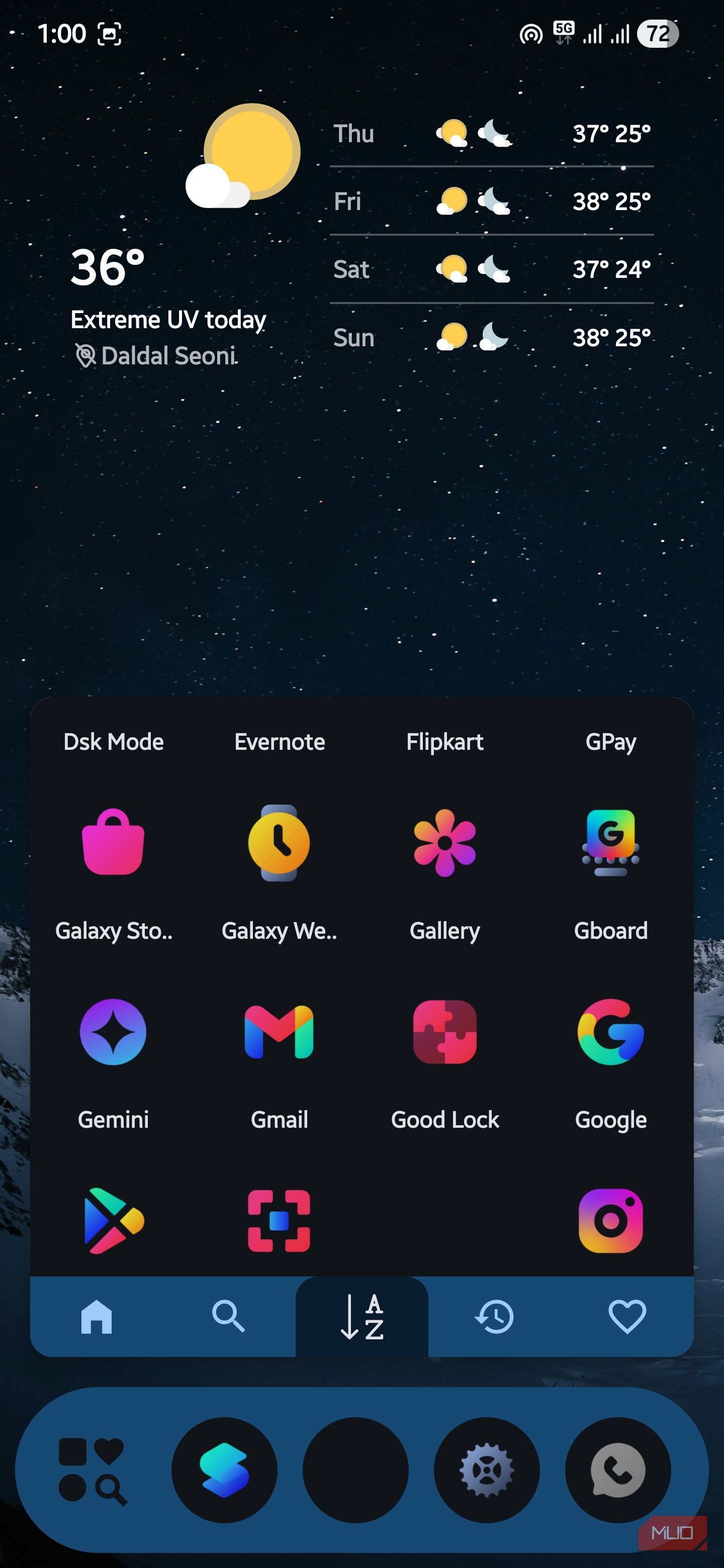 I added a Windows-style taskbar to Android, and it just makes sense