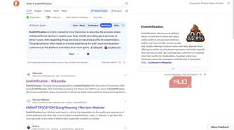 DuckDuckGo search results page