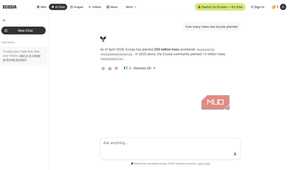 Ecosia AI chat page
