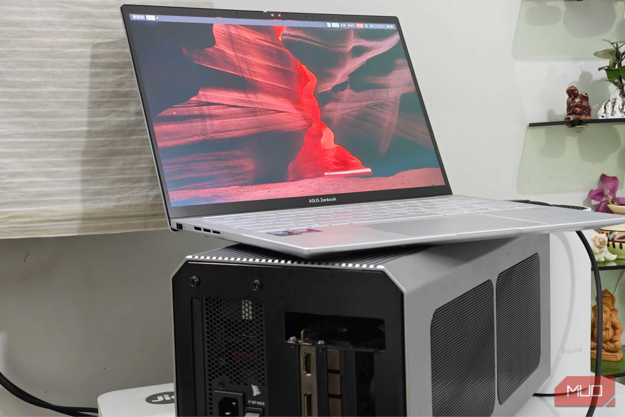 Using a thin-and-light laptop with an eGPU