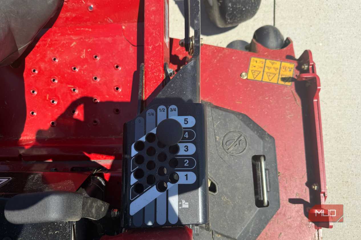 exmark lazer z mower height
