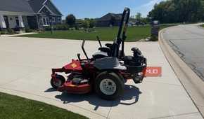 exmark lazer z mower left