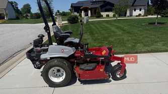 exmark lazer z mower side