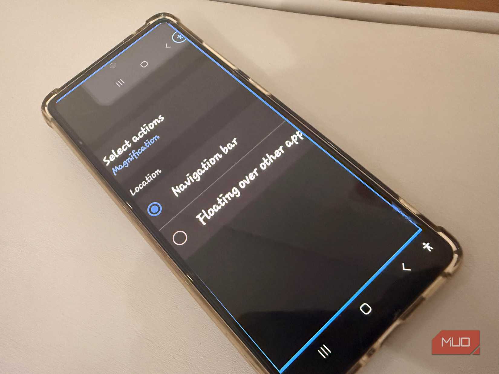Extra navigation button