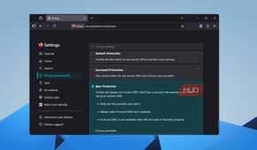 Firefox DNS over HTTPS settings with Max Protection option selected