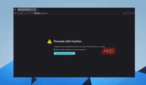 Firefox about:config "Proceed with Caution" warning screen
