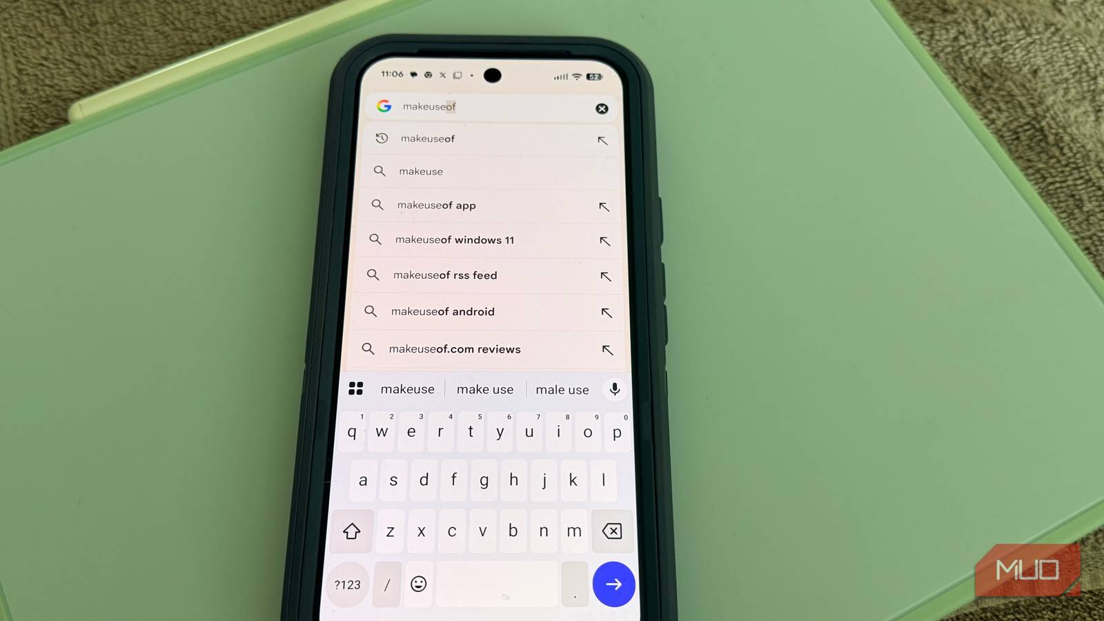 Gboard on a Pixel phone.