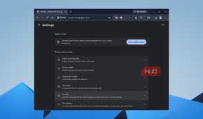 Chrome Privacy and Security settings page with Security option highlighted