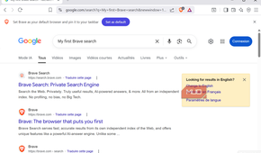Google search Brave default
