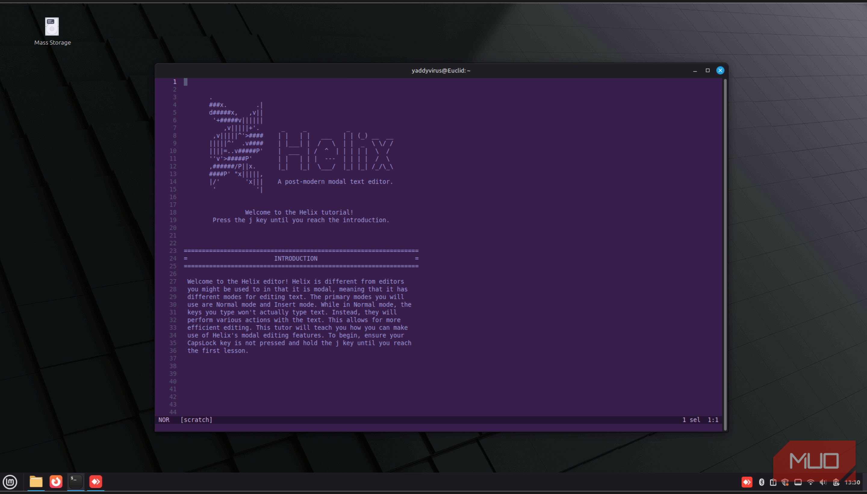 Helix Code Editor There's a terminal editor that gives you Vim's speed without Vim's pain