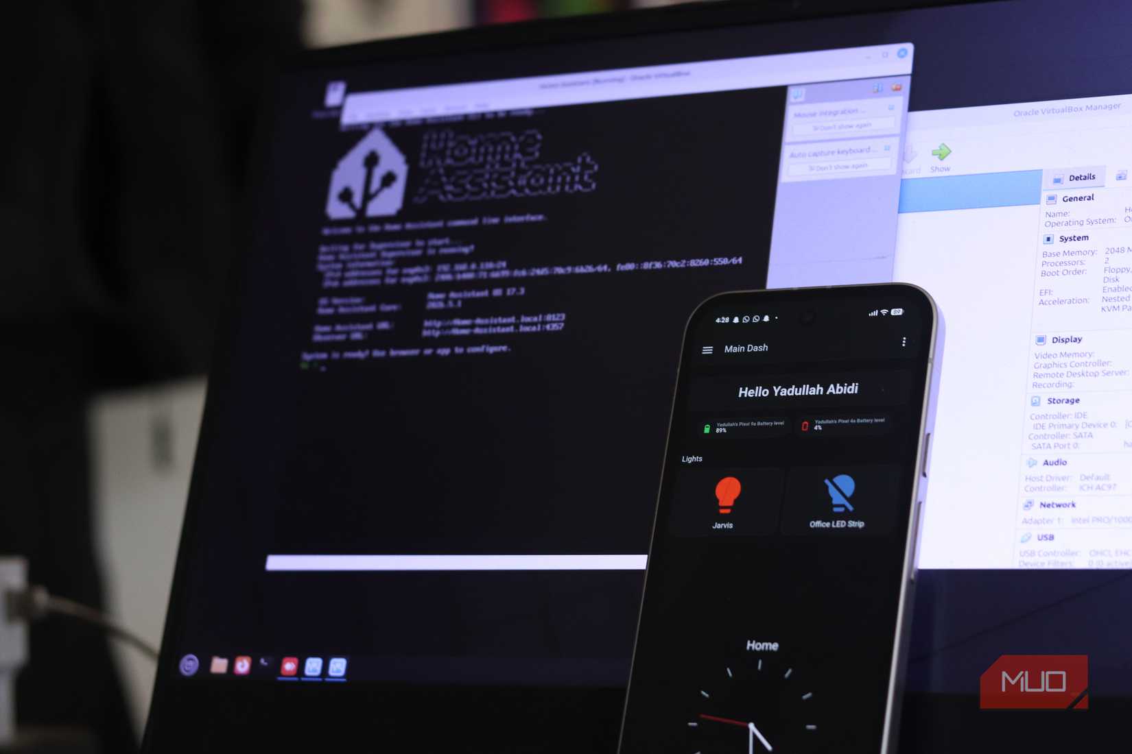 Home Assistant server and app