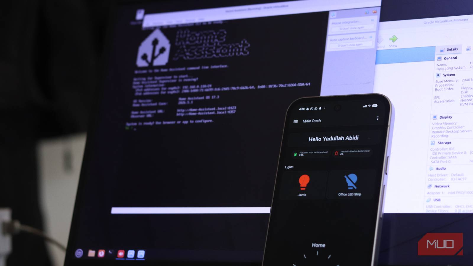 Home Assistant server and app
