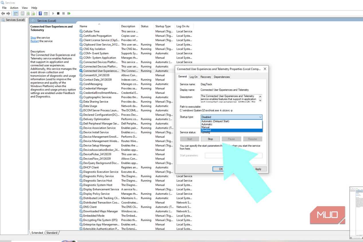 How to turn off Connected User Experiences and Telemetry