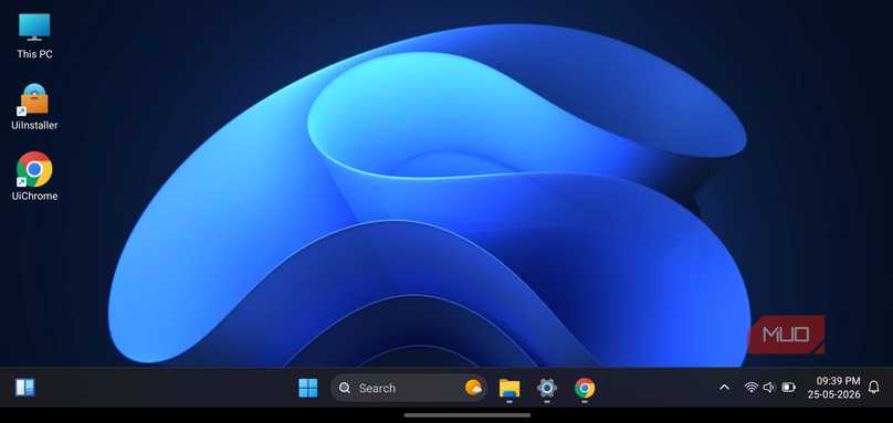 HyperDroid launcher interface.