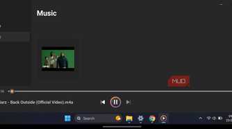 HyperDroid launcher playing an audio.