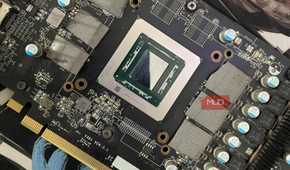 GPU close up PCB view