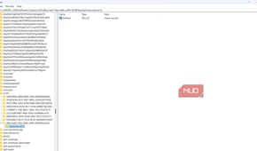 InprocServer32 subkey created with blank Default value