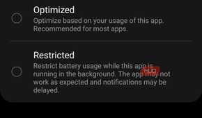 Instagram showing the Unrestricted setting selected.